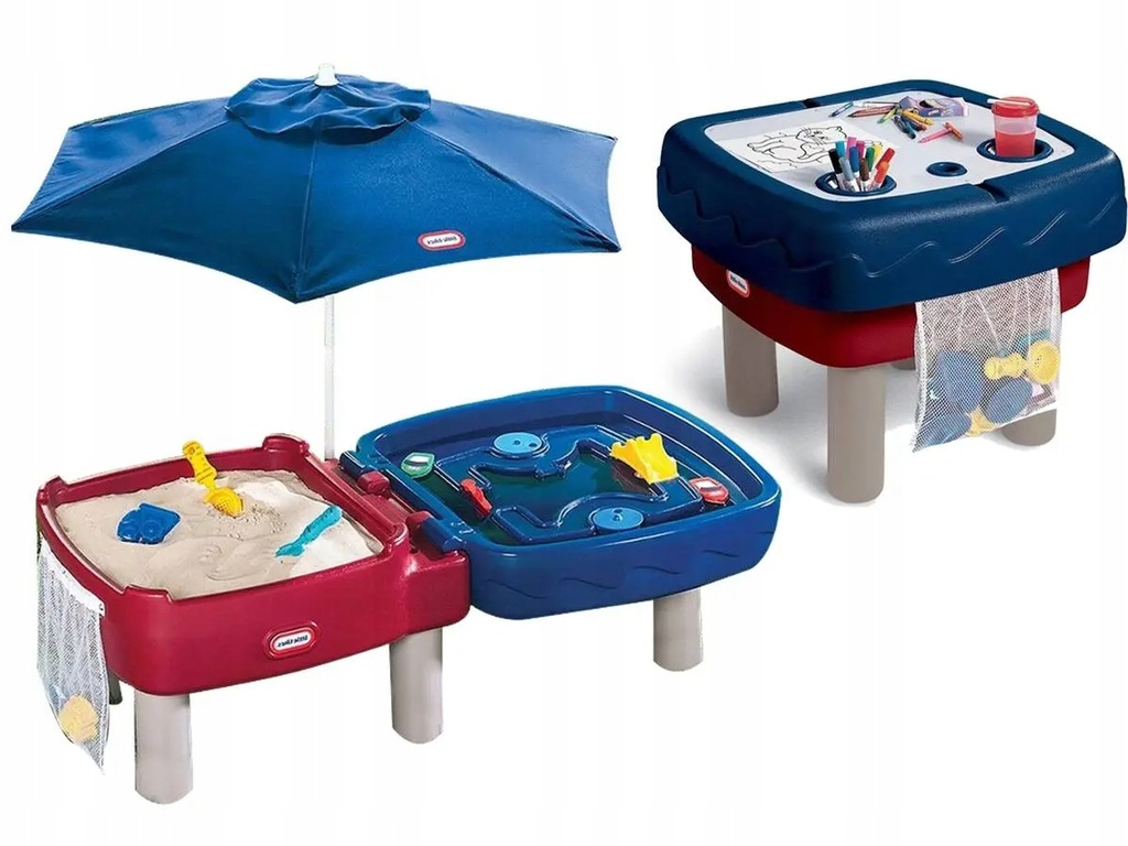 Little Tikes Easy Store Sand & Water Table Happy Tots