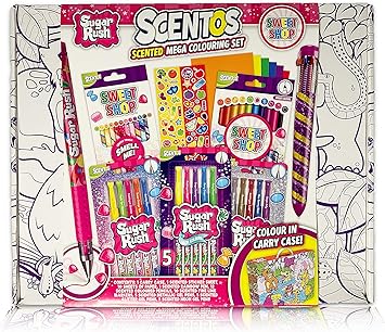 Scentos Sugar Rush Scented Mega Coloring Set - Happy Tots